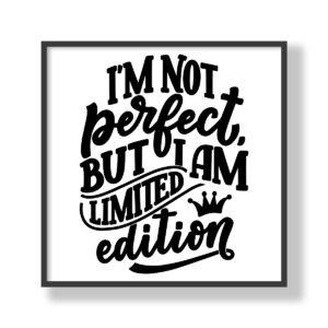I'm not perfect