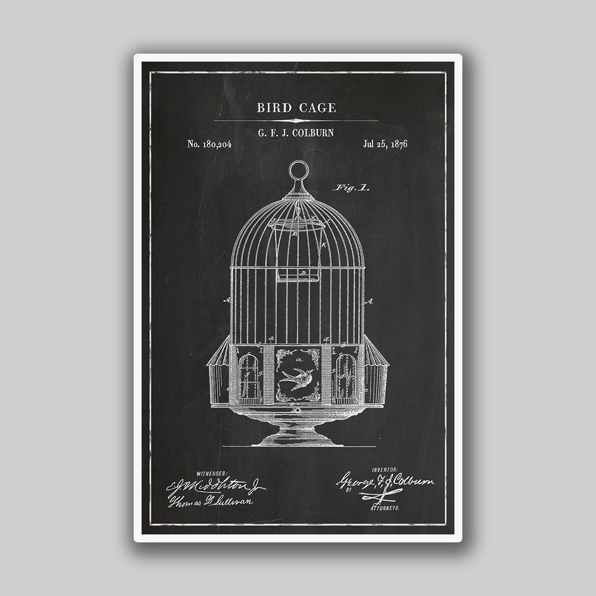 Decorative Bird Cage Blueprint