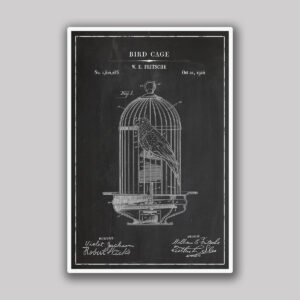 Hanging Bird Cage Blueprint