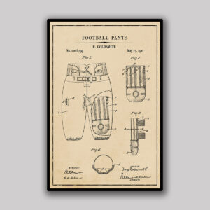 Football Pants Blueprint - Aged