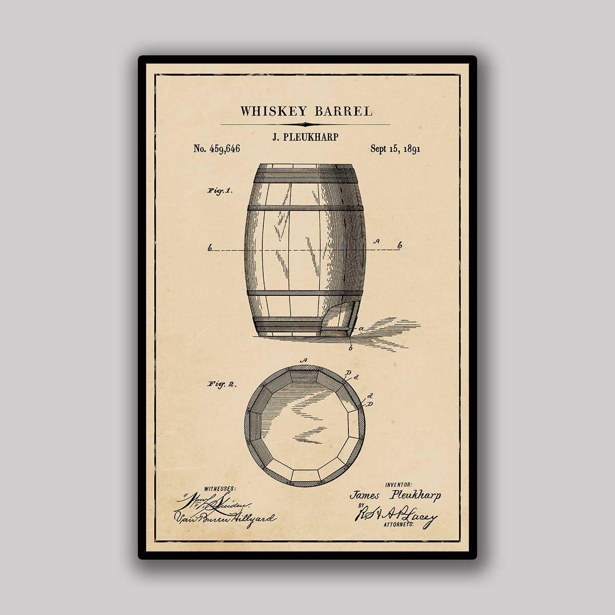 Whiskey Barrel Blueprint - Aged