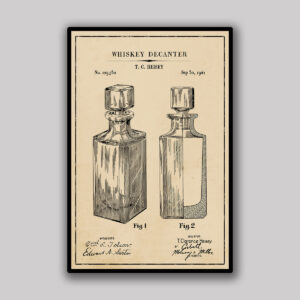 Whiskey Decanter Blueprint - Aged