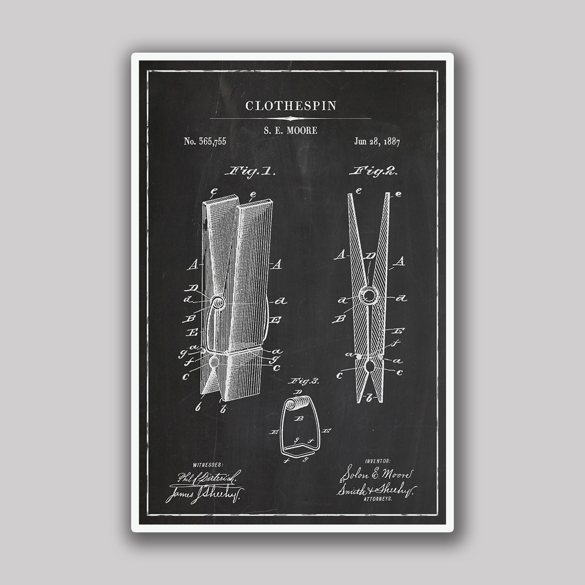 Clothespin Blueprint