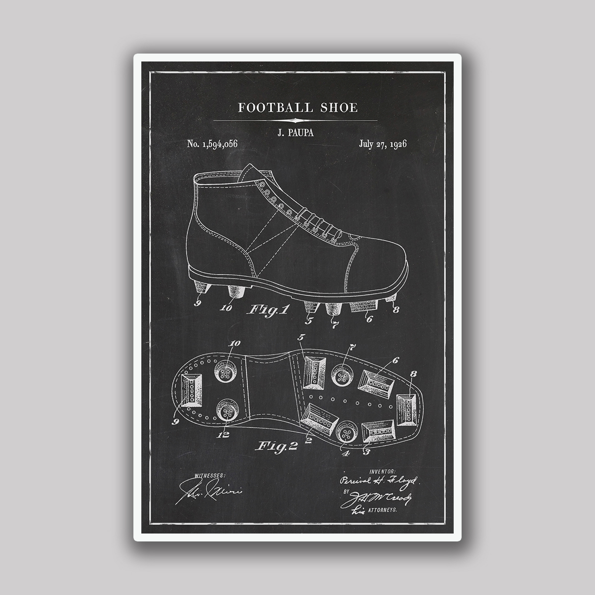 Football Boot Blueprint