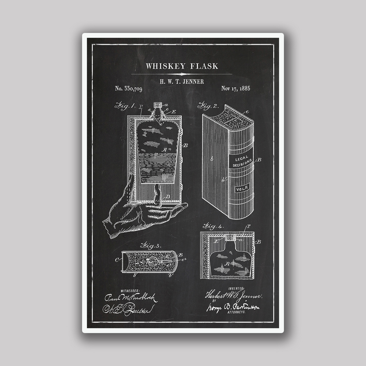 Whiskey Flask Blueprint