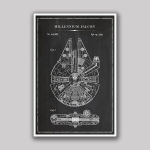 Millennium Falcon Freighter Blueprint