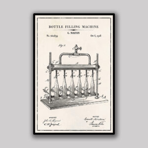 Bottle Filling Machine Blueprint - Ivory