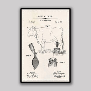 Cow Milker Blueprint - Ivory