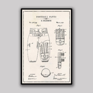 Football Pants Blueprint - Ivory