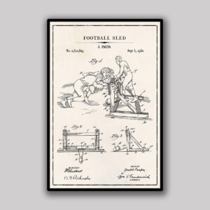 Football Training Sled Blueprint - Ivory