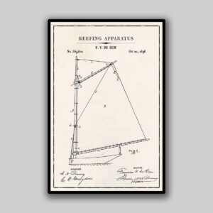 Sail Reefing Apparatus Blueprint - Ivory