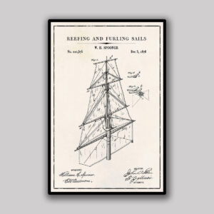 Reefing & Furling Sail Blueprint - Ivory