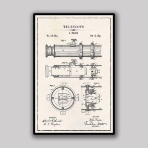 Telescope Blueprint - Ivory