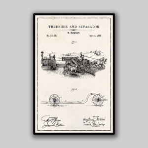 Thresher and Separator Blueprint - Ivory