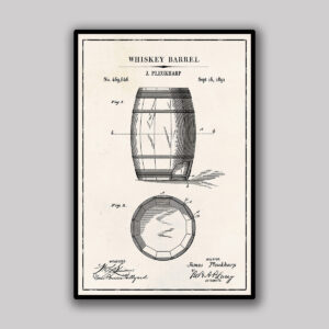 Whiskey Barrel Blueprint - Ivory