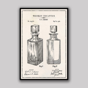 Whiskey Decanter Blueprint - Ivory
