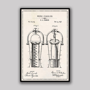 Wine Cooler Blueprint - Ivory