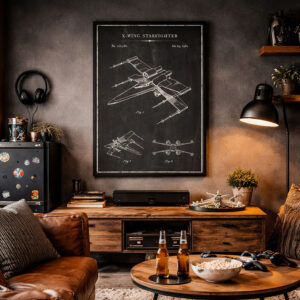 X-Wing Starfighter Blueprint