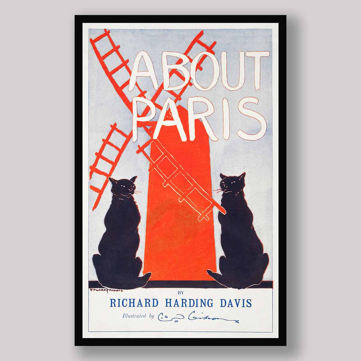 About Paris (1895) by Edward Penfield - Image 3