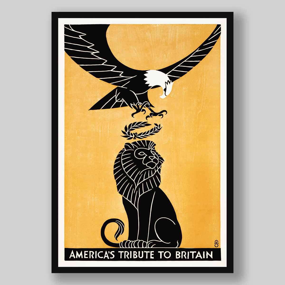 America's Tribute to Britain (1918) by Fred G. Cooper