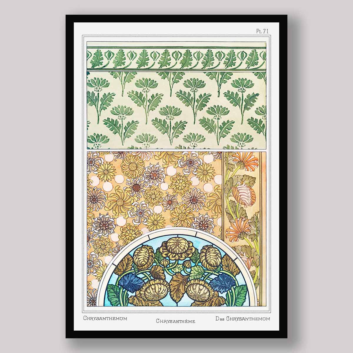 Chrysanthemum Decorative Panels - Image 2