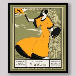 Plakat um 1900 (1968) by Léon-Victor Solon