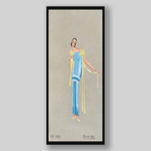 Projet de Robe, Été, L’Accroche-Cœur by Georges Lepape
