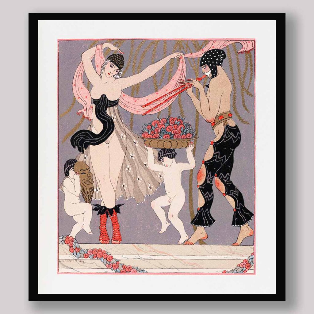 The Dance of the Flowers (1929) by George Barbier