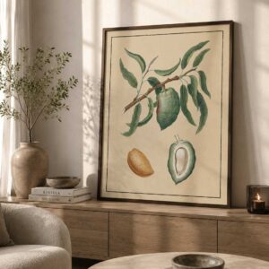 Almond Botanical Study