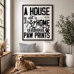 A house is not a home without Paw Prints