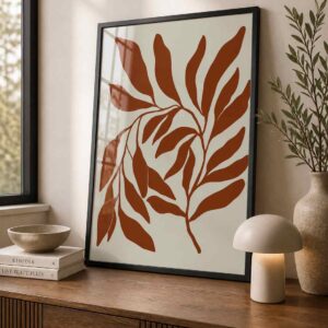 Burnt Leaf Silhouette