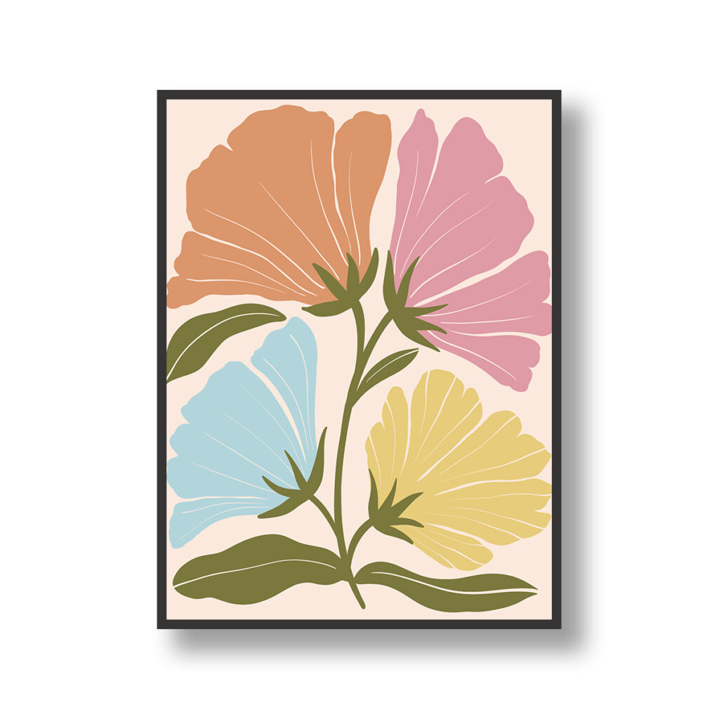Pastel Garden Quartet