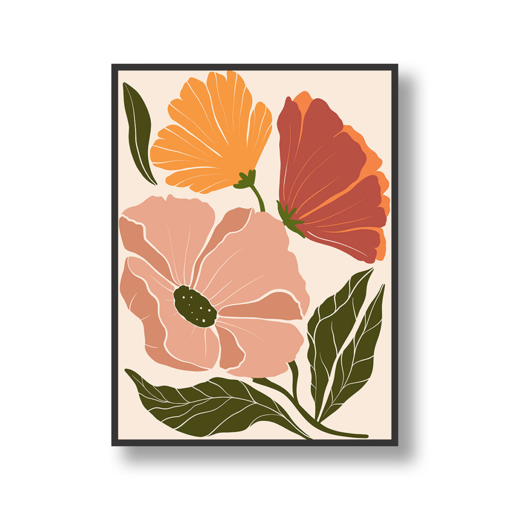 Sunset Petal Trio
