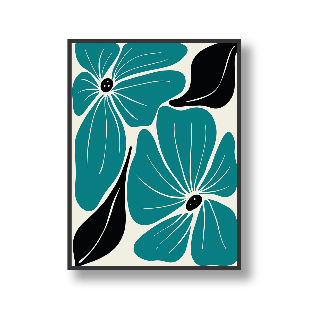 Teal Bloom Duo