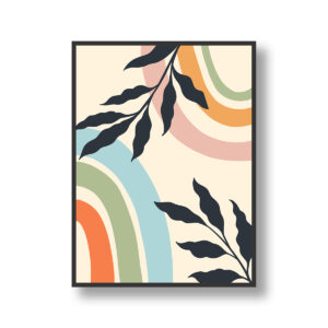 Retro Botanical Arcs