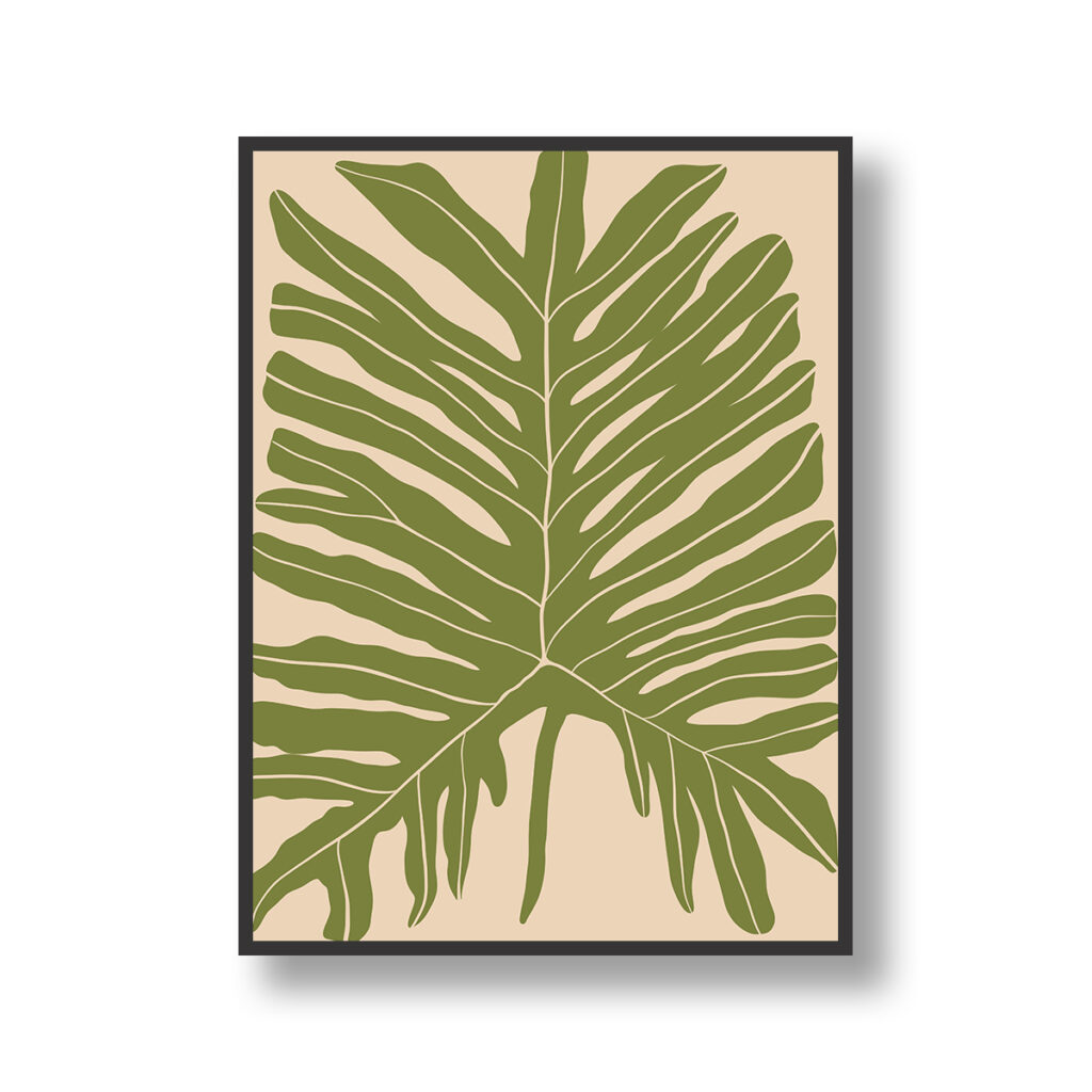 Olive Fan Silhouette