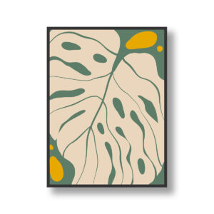 Monstera Study in Sage
