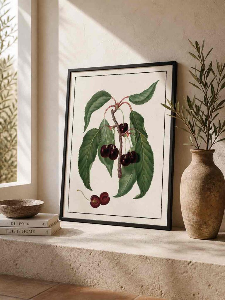 Cherry Botanical Study Light