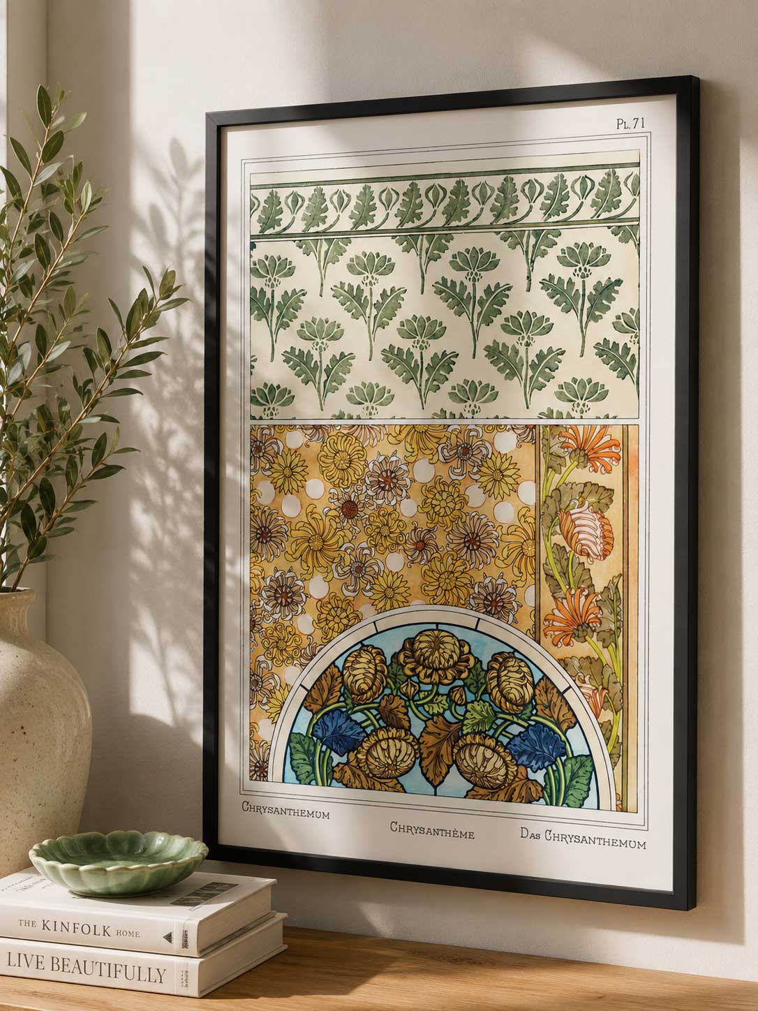 Chrysanthemum Decorative Panels