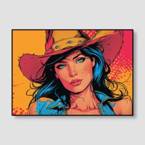 Blue Hair Cowgirl 1