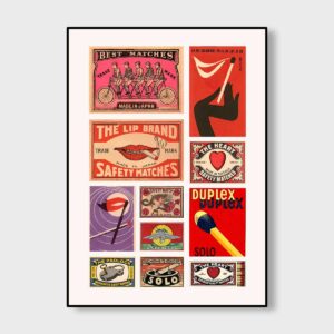 Cocktail Matchbook Grid