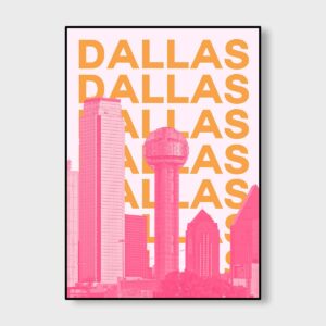 Dallas Skyline Orange
