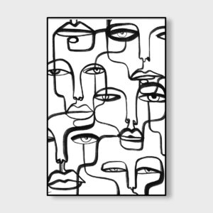 Faces In Line