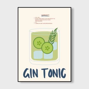 Gin Tonic Illustration