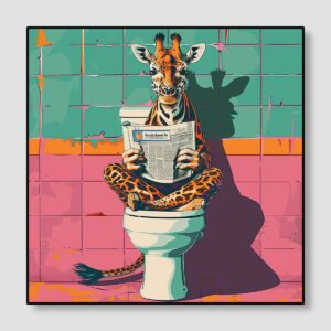 Giraffe Toilet Reader