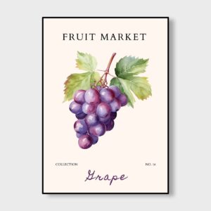 Grape Market Print