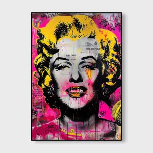 Marilyn Graffiti Portrait