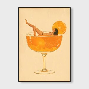 Orange Bath Coupe