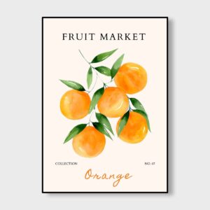 Orange Market Print