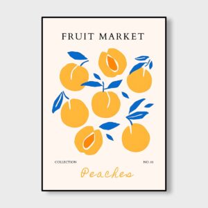Peach Market Print
